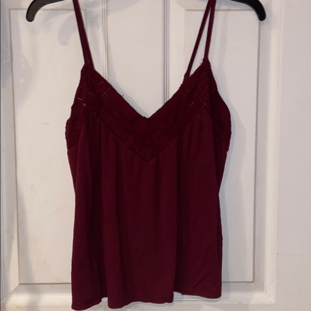 Maroon tank top